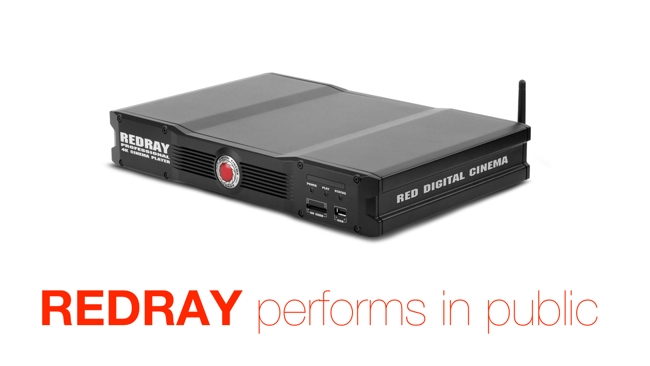 REDRAY performs in public Red/RedShark