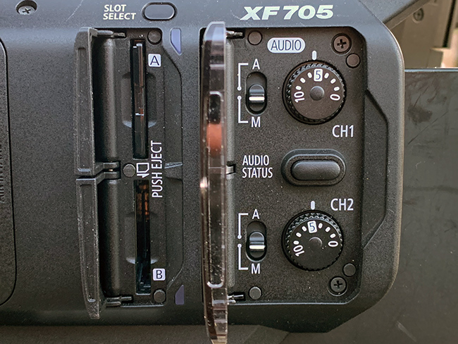 The Canon XF705: 