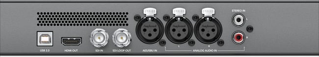 BMD audio Monitor Rear