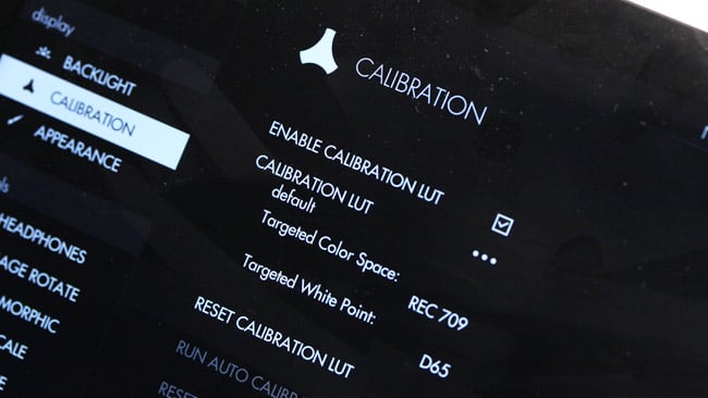 Calibration is an option, though with the backlight maxed out it's intended to be visible rather than accurate (though the colours look fine).JPG