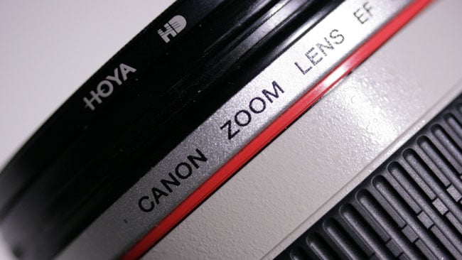 Canon's L-series lenses are engineered to give excellent results on stills cameras. They don't, however, have a fixed mechanical and electronic relationship controlling focus distance.JPG