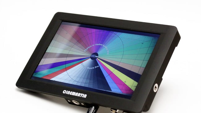 Cinemartin's Eclipse monitor has  high brightness for outdoor use 