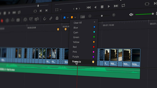 DaVinci Resolve Frame io integration.jpg