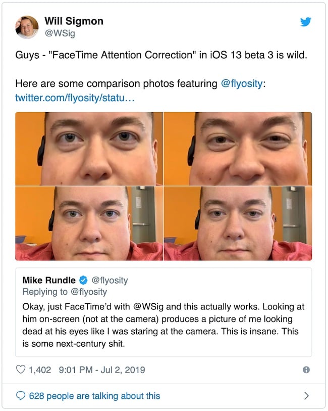 Random Face Time This new FaceTime effect is both clever and freaky at the same time!