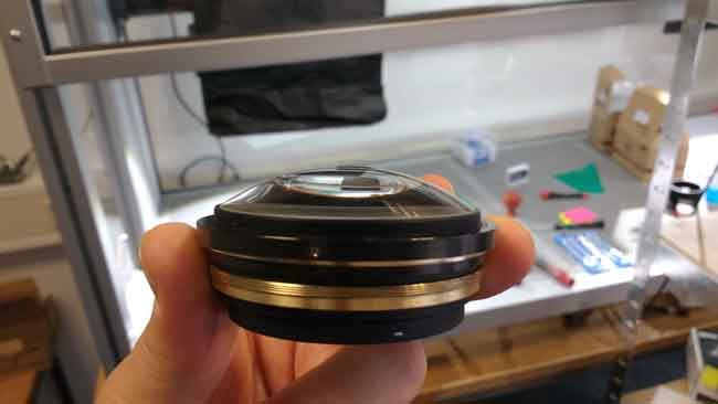 In theory, a prime lens can be one piece of glass, but modern lenses will always be much more involved