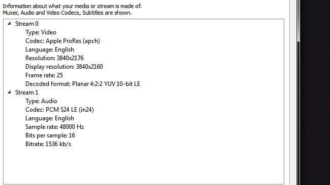 Information as typically provided by a video playback application on a computer. The display refresh rate has nothing to do with the rate in the file, and the player can't control it 