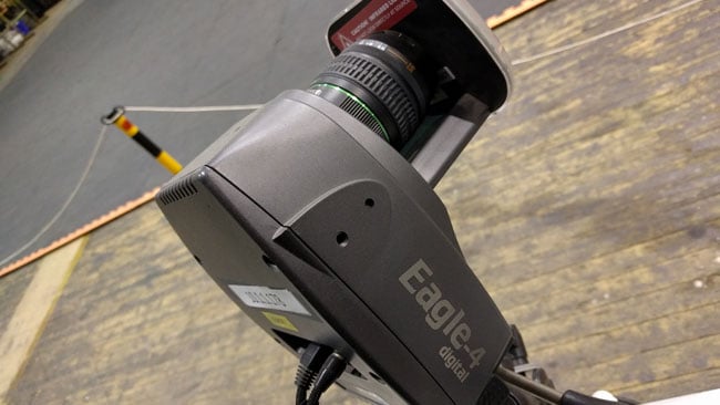 It doesn't matter which way up the cameras are - it's sorted out during calibration - so they're aligned to maximise coverage