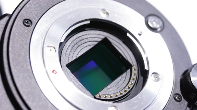 It may be a while before we see  Lumiense's new technology behind a lens mount (Here we see an Altasens  sensor in the JVC HY-LS300) 