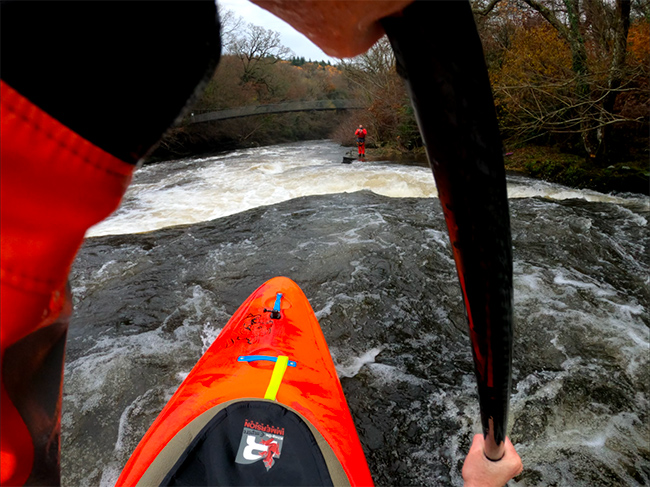 The GoPro Hero8 being used as a POV camera