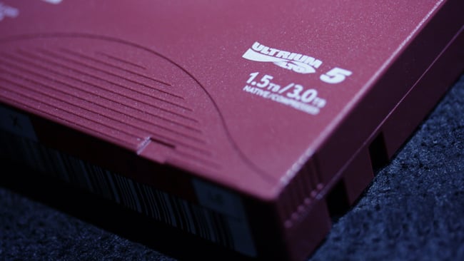 LTO 5 is an older generation now storing 1.5TB per tape but drives still go for 500