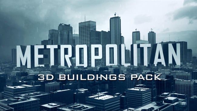 Metropolitan 3D buildings pack