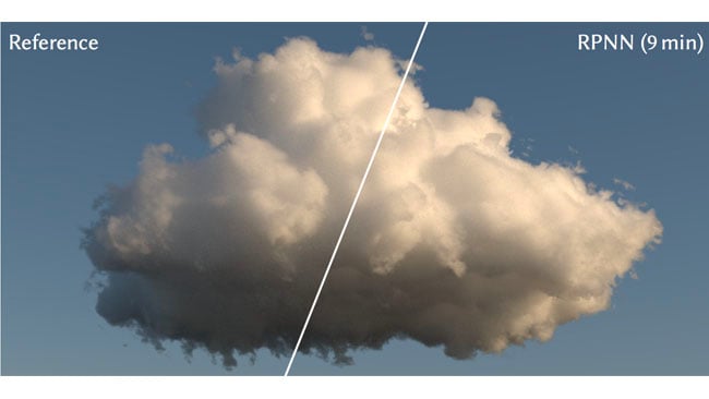 New cloud rendering technology developed by Disney can render very complex things like clouds unprecedentedly quickly using AI