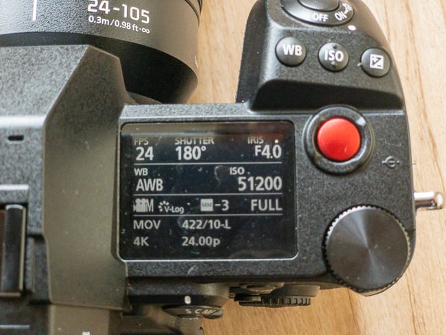 Panasonic Lumix S1H top view showing the large information display.jpg