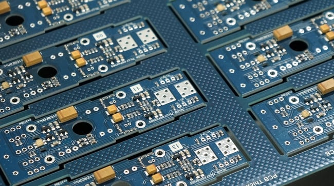 Rode Stereo Videomic PCBs during SMT assembly