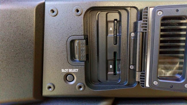 SDXC media keeps the costs down. Bitrates up to 50Mbps are to be supported_ more will doubtless be asked for