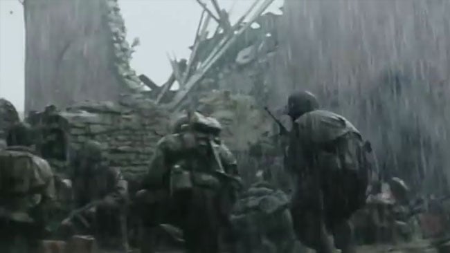 Saving Private Ryan. World War 2 looks harsher in the rain