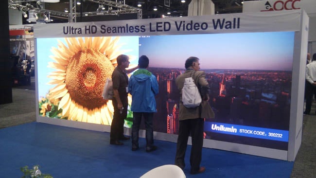Some of the best displays on the planet are panels made out of traditional LEDs which have more or less ideal performance. Cost and minimum size are limitations