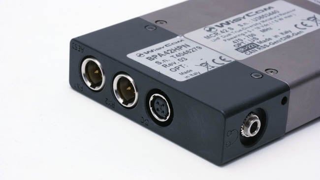 The BPA42HPN adapter module provides conventional balanced audio and headphone outputs and a 4 pin Hirose power input