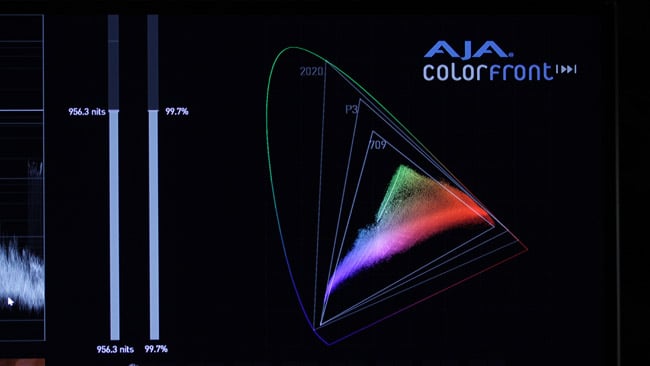 The CIE XY display does something like the same job as a vectorscope, but in a better, more generalised way.JPG