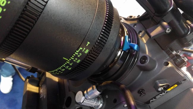 The LPL lens mount accommodates the new Signature Prime lens series, as well as an adapter to PL
