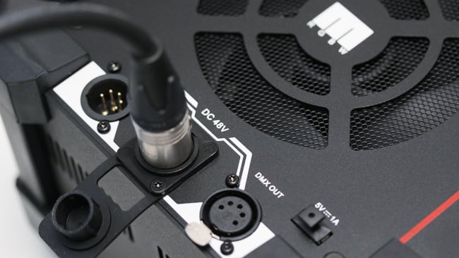 The Matrix II requires 48V power on a 3-pin XLR. Battery power would be reasonably easy to organise