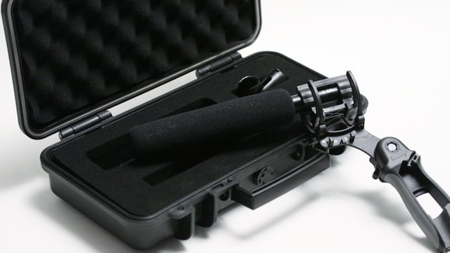 The S-mic 2 is supplied in a small hard case, though for most location people that'll probably just be the shipping container