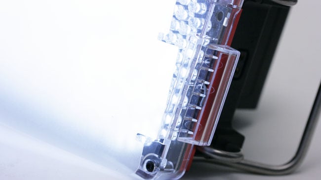 The frost filter slips easily into retaining slots on the transparent front panel