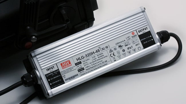  The power supply is separate and   silent. A clamp is supplied to hold it onto a stand.JPG