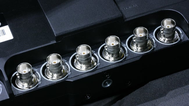 The white plastic spacer around the centre of these connectors is designed to help match impedance 