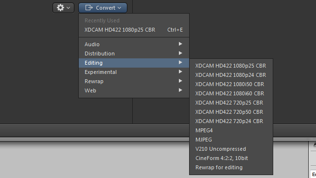 There's now Cineform encoding, too.png