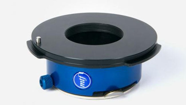 This is a Nikon mount adaptor to suit Sony's FZ mount. The enormous size of the FZ mount is clear in comparison.jpg