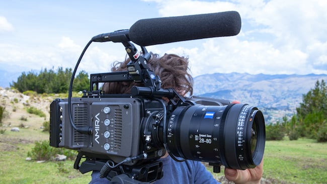 ZEISS' Compact Zoom 28-80 in use in the field - quite literally ZEISS