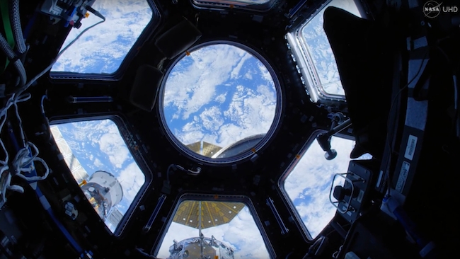 The Cupola: frankly you'd have to prise us out of there with a crowbar NASA