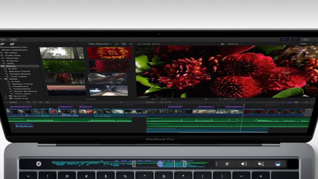 Macbook Pro with Touch Bar, running Final Cut Pro X Apple / RedShark News