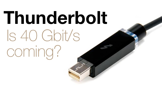 Rumour: 40Gbit/s Thunderbolt Intel/RedShark