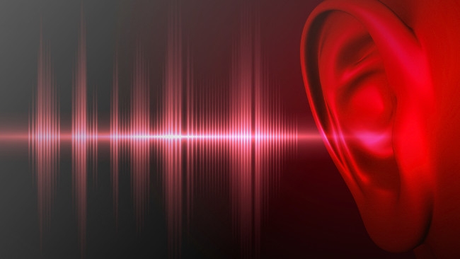 Ear and audio waveform graphic by www.shutterstock.com Shutterstock / RedShark Sound