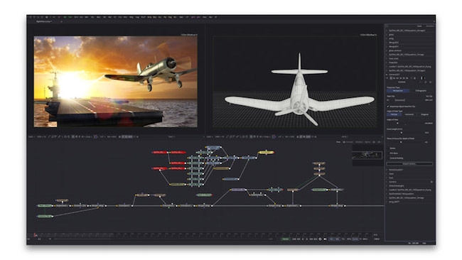 Fusion 8 preparing for take-off Blackmagic Design