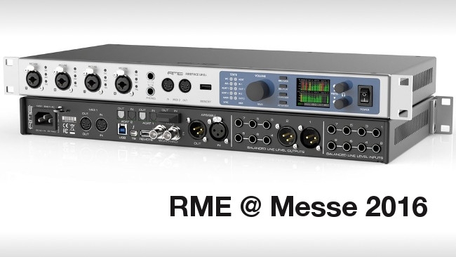 RME @ Messe 2016 RME / RedShark News