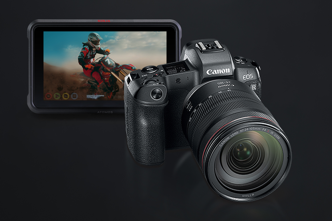 Nicely sized: the Eos R and Ninja V Atomos