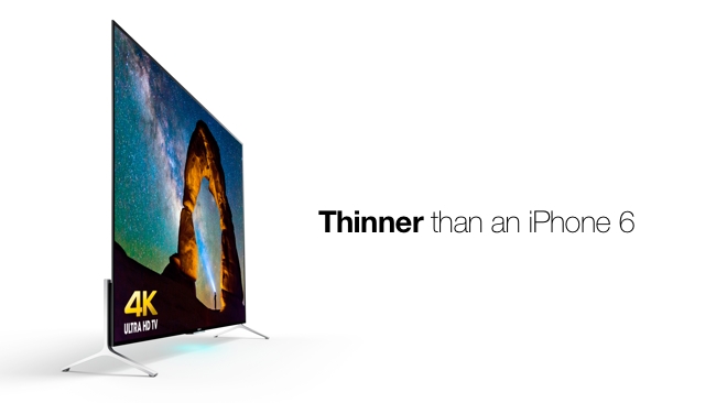 Sony X900C - Thinner than an iPhone 6 Sony/RedShark