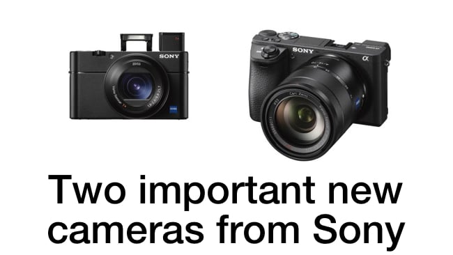 Sony RX100 Mk V And A6500 Sony