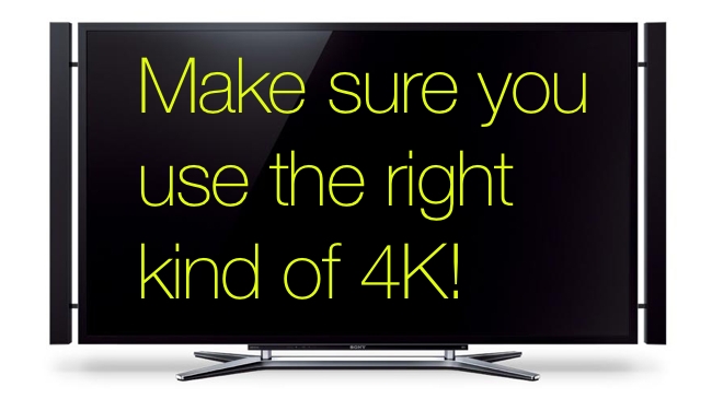 The right kind of 4K RedShark/Sony