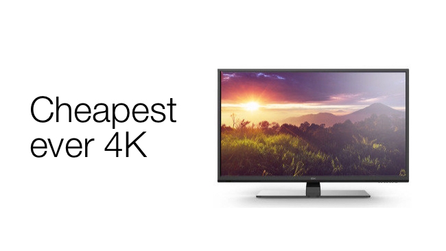 Cheapest ever 4K TV - Seiki Seiki/Ebuyer