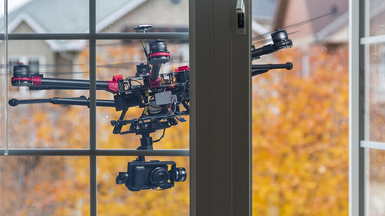 Can we be sure the information that drones collect is safe? Shutterstock