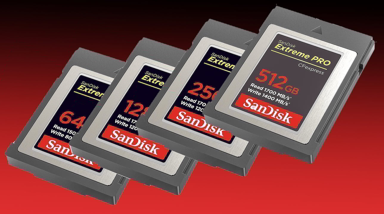 The new CFExpress cards have just the performance 6K and 8K shooting requires, at a price Sandisk