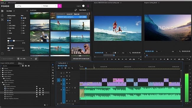 Pond5's new plug-in lets you search million of clips from within Adobe Premiere Pond5