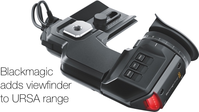 One for the lefties? The new URSA viewfinder Blackmagic Design / RedShark News
