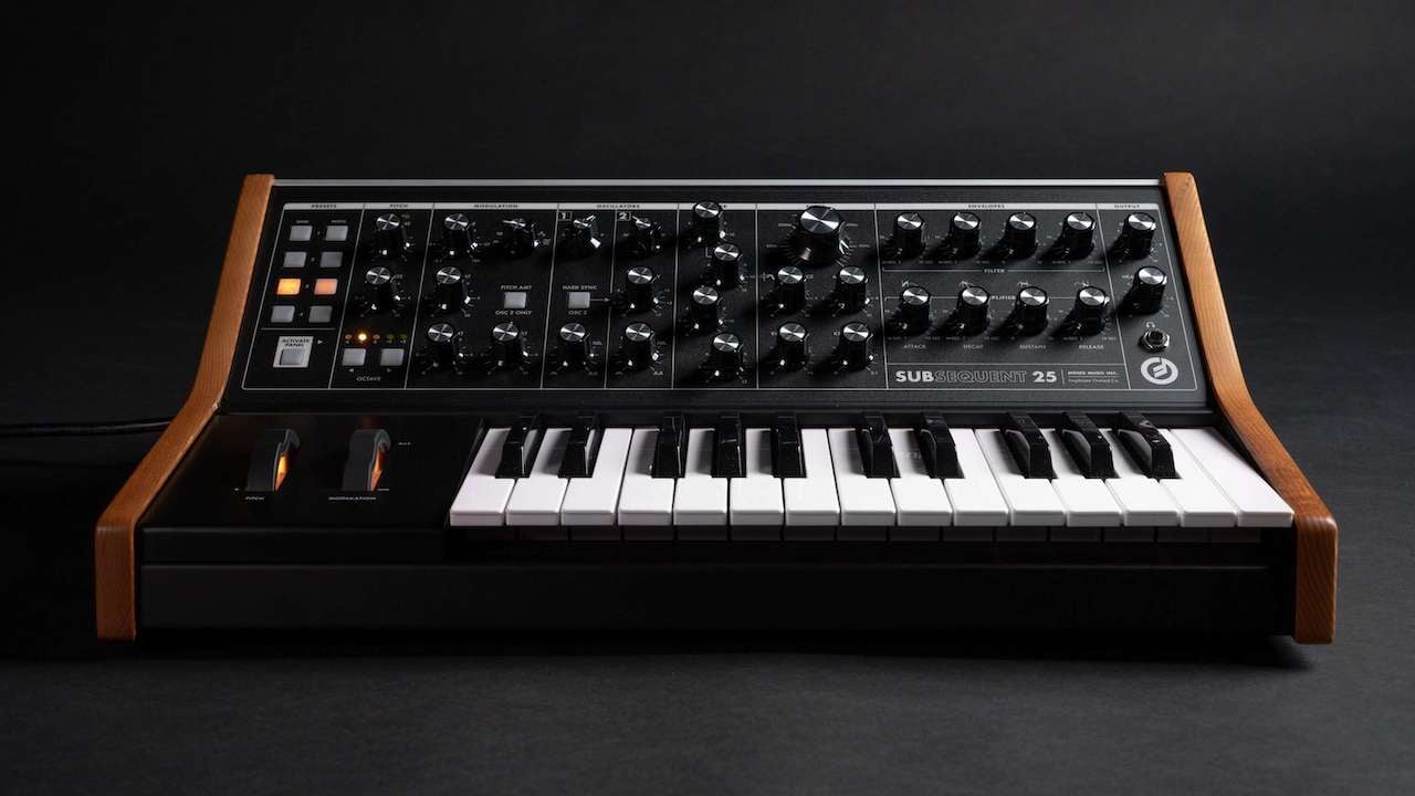 Forward thinking with retro features; the new MOOG Subsequent 25 MOOG