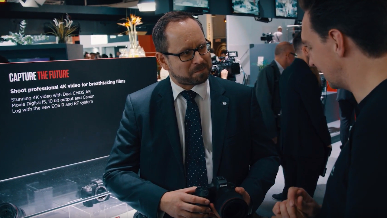 The highly anticipated and long-awaited EOS R on the IBC showfloor RedShark
