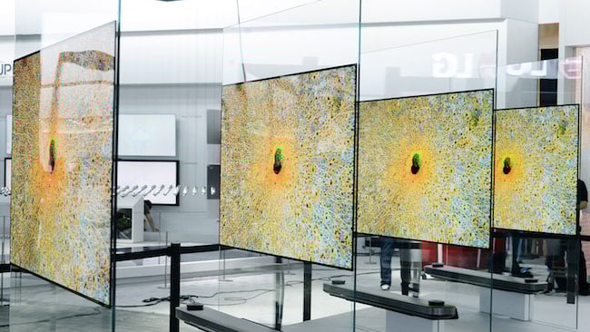 LG's 'W' OLED: one-tenth of an inch wide, 18lb, $20k LG